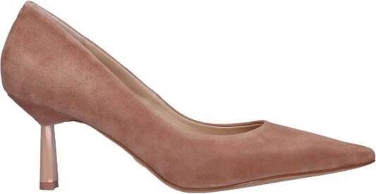 Lola Cruz Suède puntige stilettohakken Pink Dames