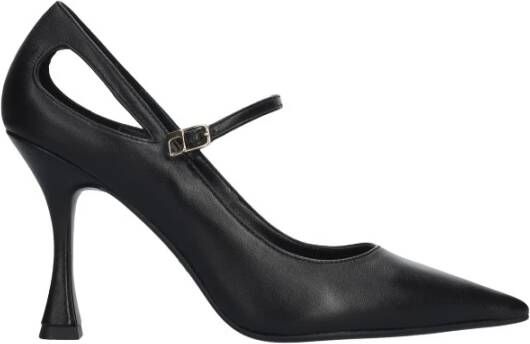 Lola Cruz Zwarte hakken schoenen Black Dames