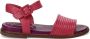 Lorenzo Masiero Fuchsia Leren Sandalen Pink Dames - Thumbnail 1