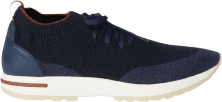 Loro Piana Blauwe Flexy Walk Sneaker Ultra-licht Blue Heren