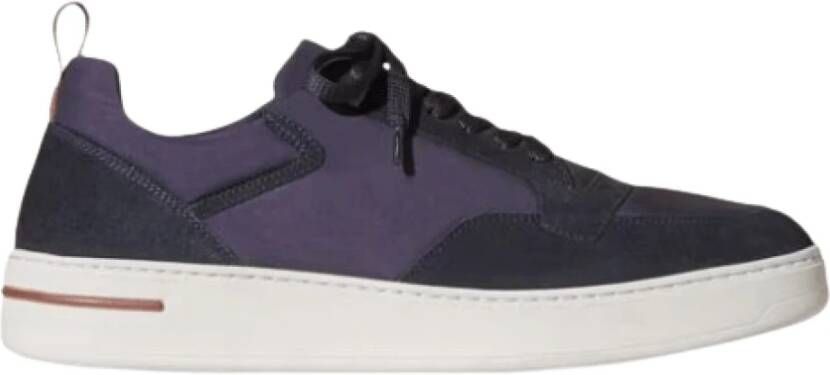 Loro Piana Blauwe Walk Sneakers met Platformzolen Blue Heren