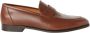 Loro Piana Bruine Klassieke Mocassin met Dubbele Stiksels Brown Heren - Thumbnail 1