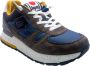 Lotto Blauw en Bruin Leren Schoenen Tokyo Shibuya Blue Heren - Thumbnail 1