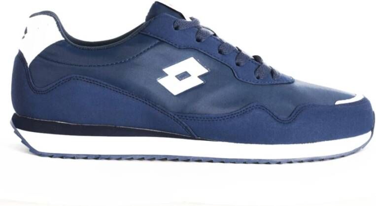 Lotto Blauwe Hardloopsneakers PU Leer Blue Heren