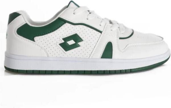 Lotto PU Leren Sneakers Wit White Heren