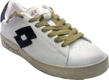 Lotto Witte leren sneakers Autograph Legend PRT 1 White Heren