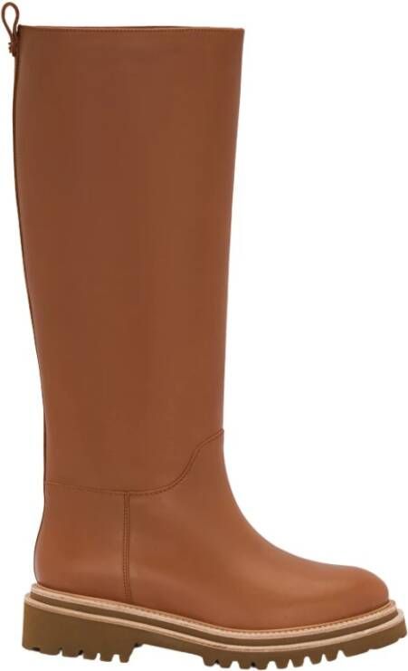 Lottusse Bruin kalfsleer Covent Country laarzen Bruin Bota Gaucha Brown Dames