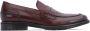 Lottusse Burgundy Calfskin Orwell Band Loafers Mocasin Red Heren - Thumbnail 1