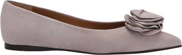 Lottusse Grijze Ballerina Carla Lambskin Gray Dames