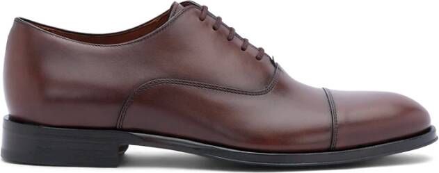 Lottusse Oxford Straight Toe Business Schoenen Brown Heren