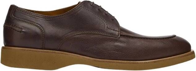 Lottusse Veneto Derby Loafer Derby Moccasin Brown Heren