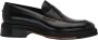 Lottusse Zwarte kalfsleren Lluch Band loafers mocassin Banda Black Heren - Thumbnail 1