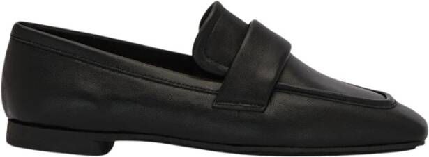 Lottusse Zwarte lamsskin Goya Drivers Loafers Mocasin Rijden Black Dames