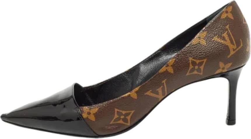 Louis Vuitton Vintage Pre-owned Canvas heels Brown Dames