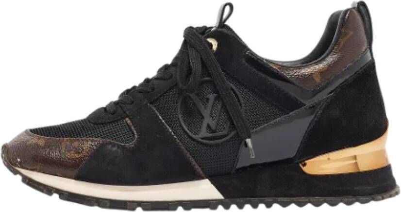 Louis Vuitton Vintage Pre-owned Canvas sneakers Black Dames