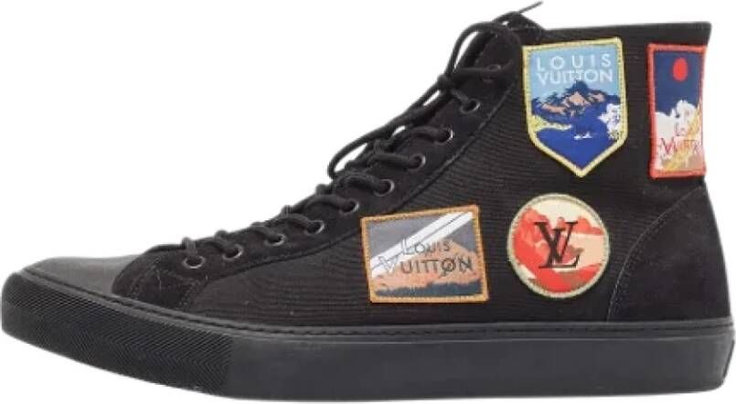 Louis Vuitton Vintage Pre-owned Canvas sneakers Black Heren