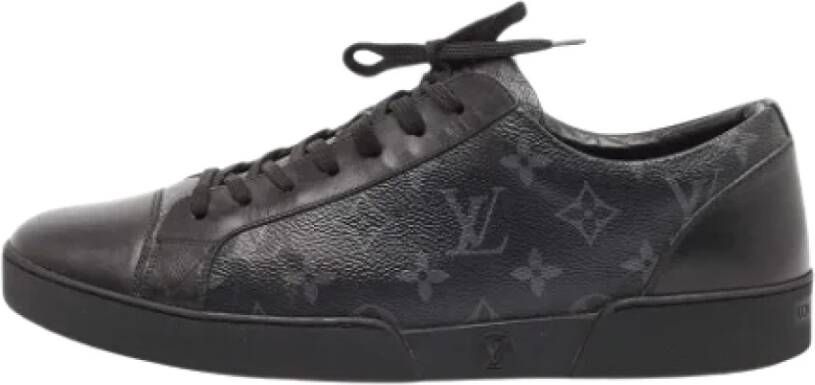 Louis Vuitton Vintage Pre-owned Canvas sneakers Black Heren