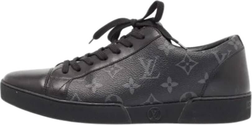 Louis Vuitton Vintage Pre-owned Canvas sneakers Black Heren