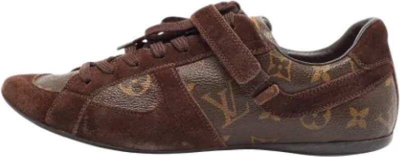 Louis Vuitton Vintage Pre-owned Canvas sneakers Brown Dames