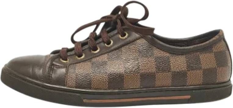 Louis Vuitton Vintage Pre-owned Canvas sneakers Brown Dames