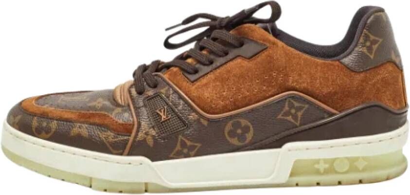 Louis Vuitton Vintage Pre-owned Canvas sneakers Brown Heren