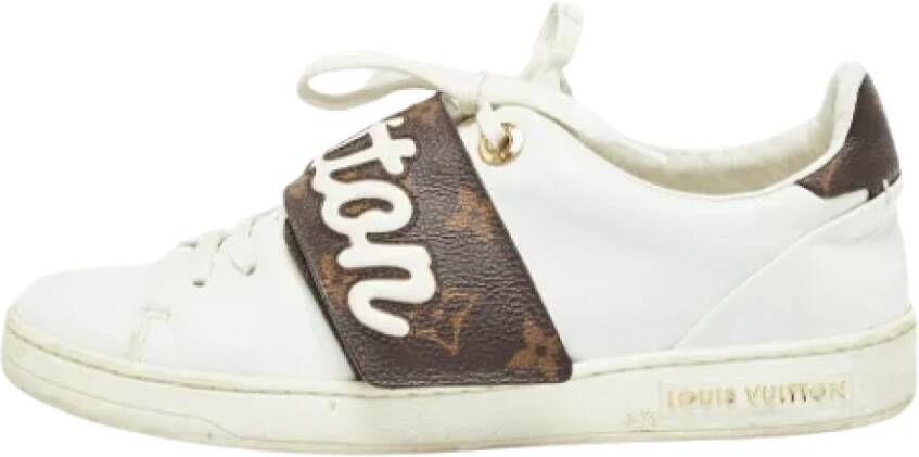 Louis Vuitton Vintage Pre-owned Canvas sneakers White Dames