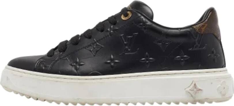 Louis Vuitton Vintage Pre-owned Coated canvas sneakers Black Dames