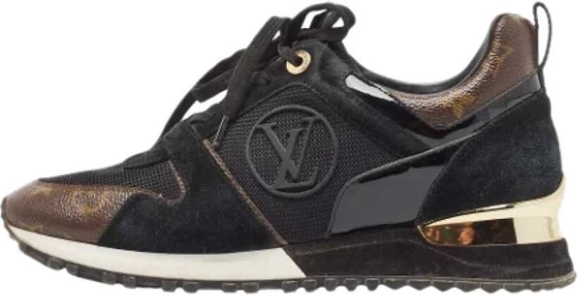 Louis Vuitton Vintage Pre-owned Coated canvas sneakers Black Dames