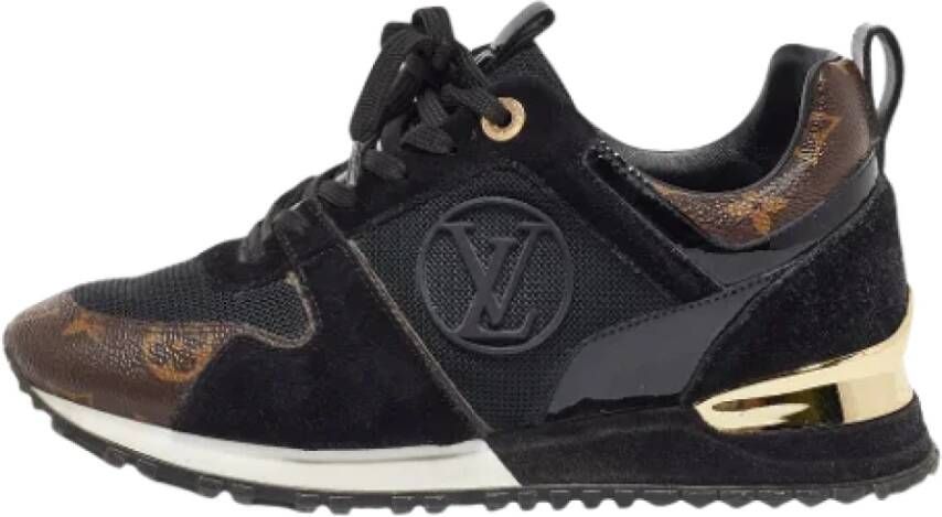 Louis Vuitton Vintage Pre-owned Coated canvas sneakers Black Dames