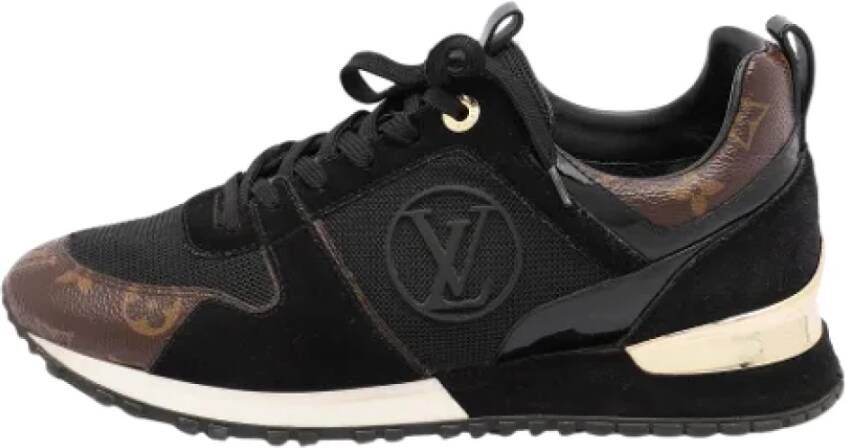 Louis Vuitton Vintage Pre-owned Coated canvas sneakers Black Dames