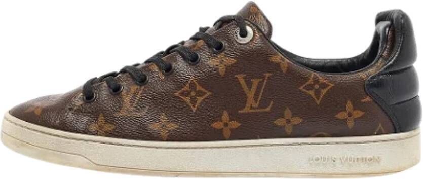 Louis Vuitton Vintage Pre-owned Coated canvas sneakers Brown Heren