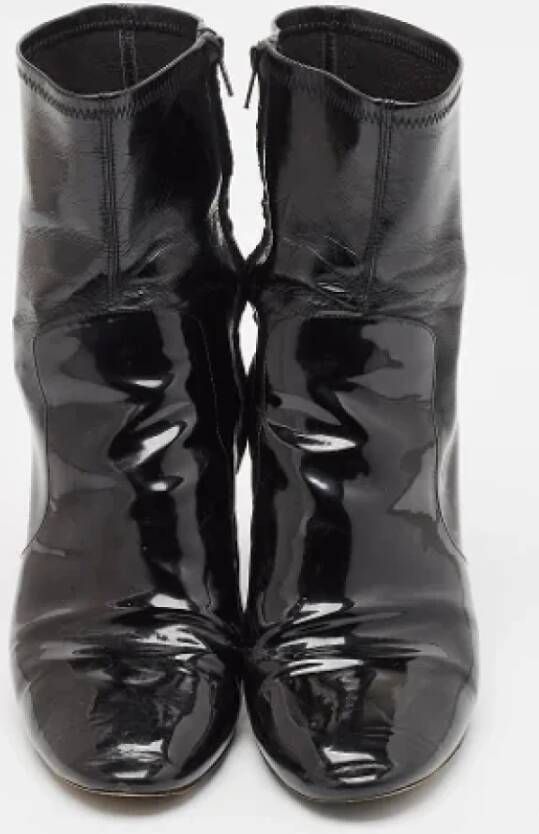 Louis Vuitton Vintage Pre-owned Leather boots Black Dames