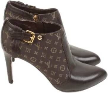 Louis Vuitton Vintage Pre-owned Leather boots Brown Dames