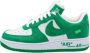 Louis Vuitton Vintage Pre-owned Leather sneakers Green Heren - Thumbnail 1