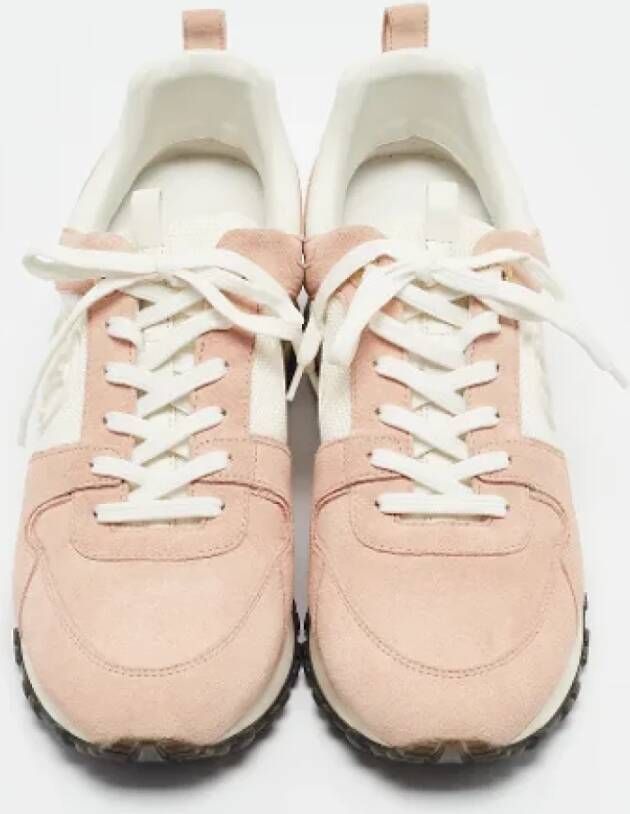 Louis Vuitton Vintage Pre-owned Leather sneakers Pink Dames