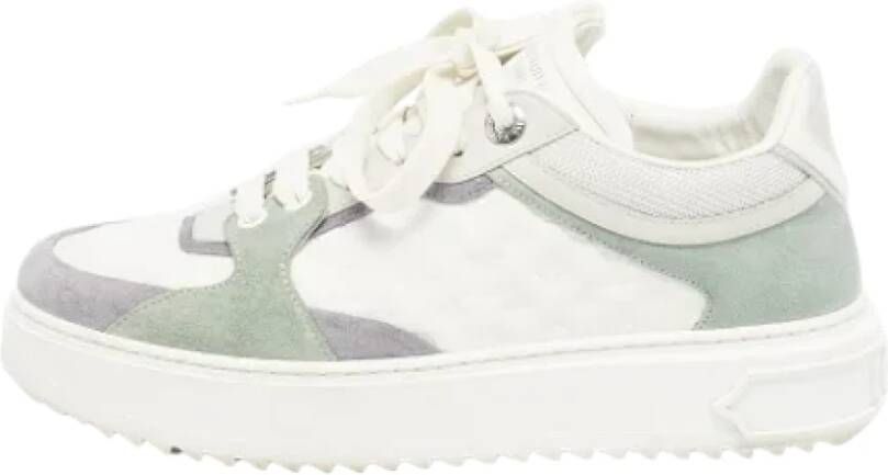 Louis Vuitton Vintage Pre-owned Leather sneakers White Dames