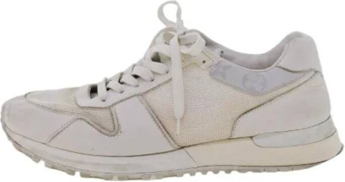 Louis Vuitton Vintage Pre-owned Leather sneakers White Dames