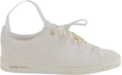 Louis Vuitton Vintage Pre-owned Leather sneakers White Dames