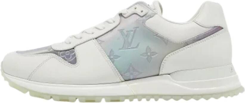 Louis Vuitton Vintage Pre-owned Leather sneakers White Heren