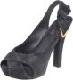 Louis Vuitton Vintage Pre-owned Suede sandals Black Dames - Thumbnail 1