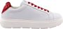 Love Moschino Bianco Rosso Stijlvolle Sneakers White Dames - Thumbnail 1