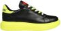 Love Moschino Contrasterende Low-Top Sneakers Black Dames - Thumbnail 1