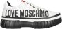 Love Moschino Contrasterende Low-Top Sneakers White Dames - Thumbnail 1