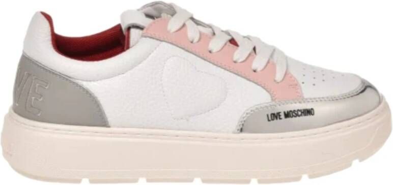 Love Moschino Sneakers Bold Love in poeder roze