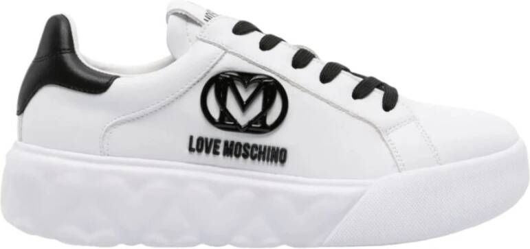 Love Moschino Dames Lage Sneakers White Dames