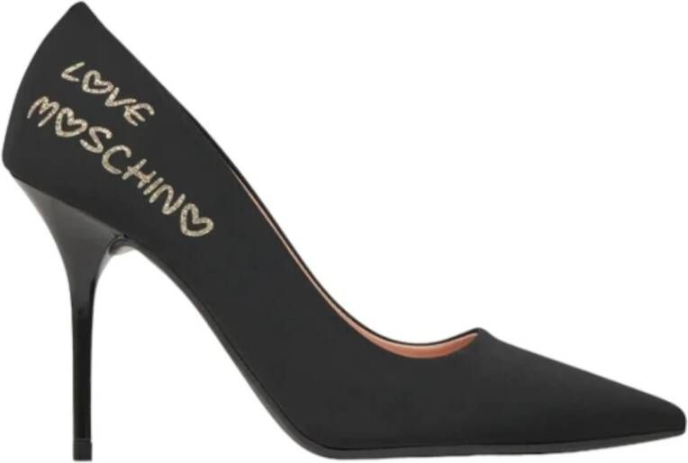 Love Moschino Elegante Decollete Schoenen voor Vrouwen Black Dames