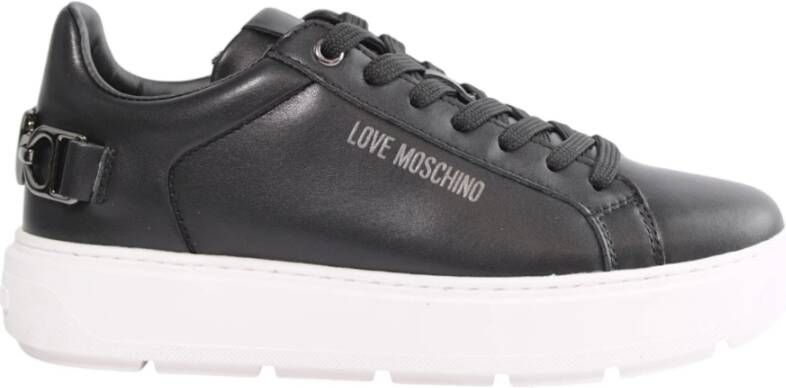 Love Moschino Elegante Zwarte Schoudertas Black Dames