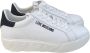 Love Moschino Hart Sneakers Wit Contrast Zool Veters White Dames - Thumbnail 1