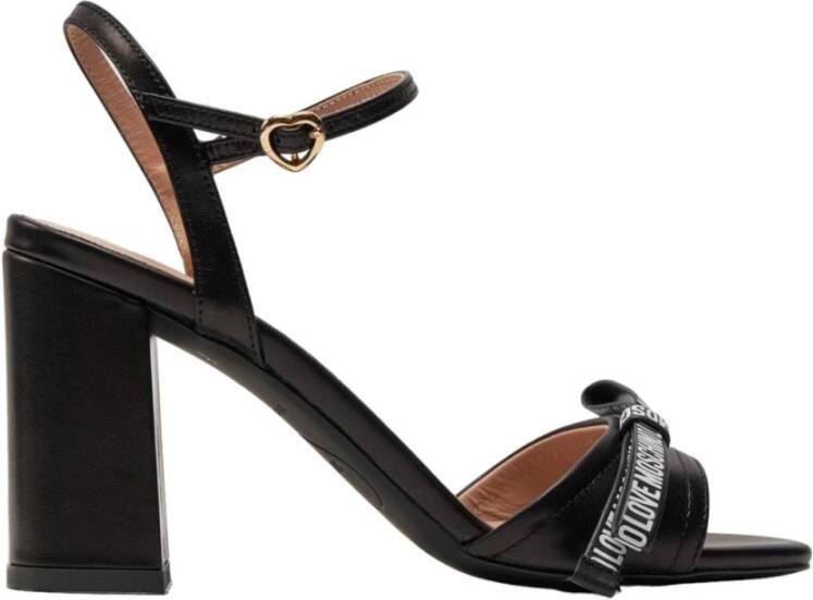 Love Moschino Hoge hak sandalen Black Dames