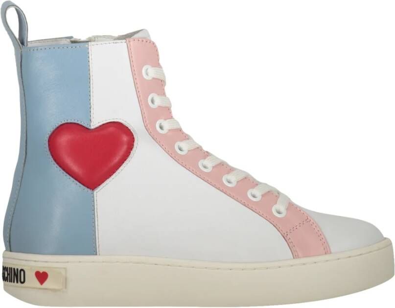 Love Moschino Hoge sneakers met zijrits Multicolor Dames